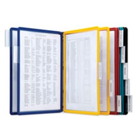 Durable Office Products Durable Office Products Corp. DBL535900 Wall Reference System- w- 10 Letter Sleeves- Assorted DBL535900